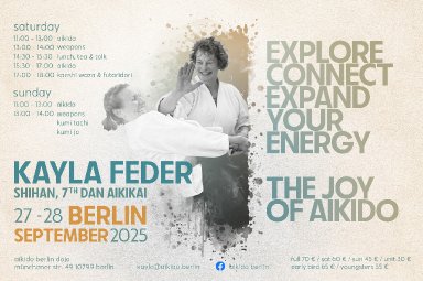 Aikido seminar poster