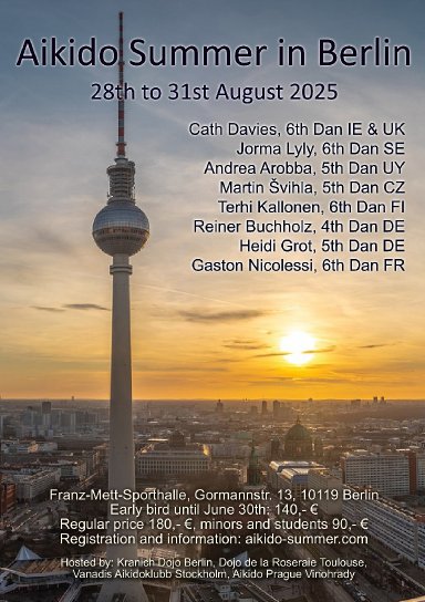 Aikido seminar poster