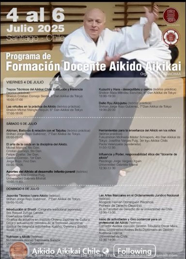 Aikido seminar poster