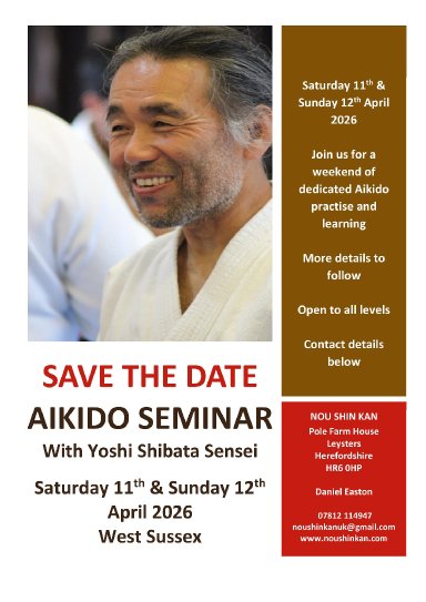 Aikido seminar poster
