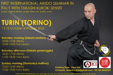Aikido seminar poster