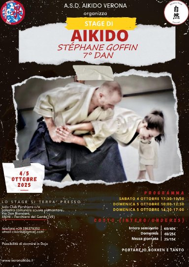 Aikido seminar poster