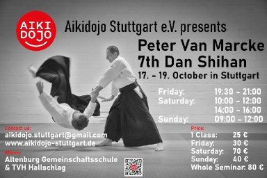 Aikido seminar poster