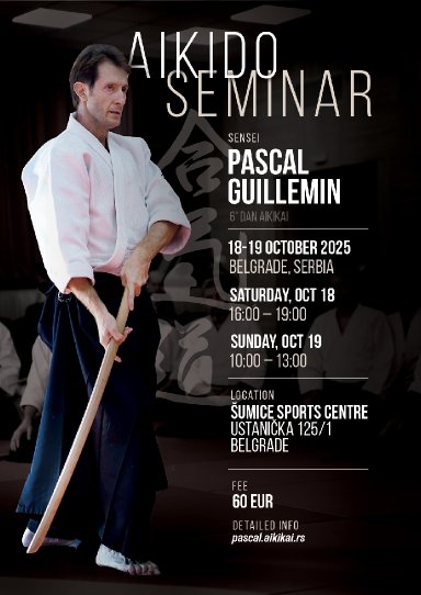Aikido seminar poster