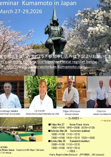 Aikido seminar poster