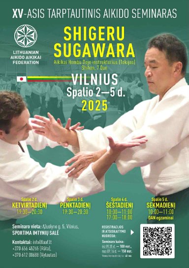 Aikido seminar poster