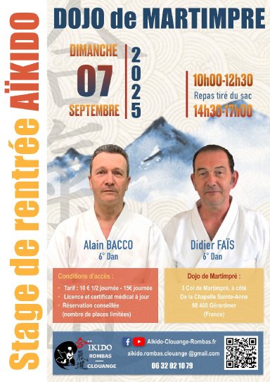 Aikido seminar poster