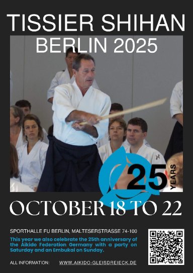 Aikido seminar poster