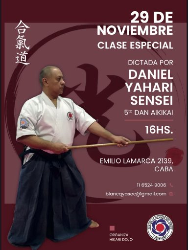 Aikido seminar poster