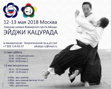 Aikido seminar poster