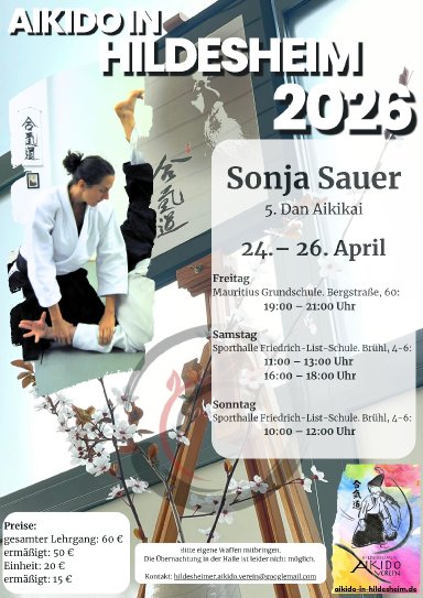 Aikido seminar poster
