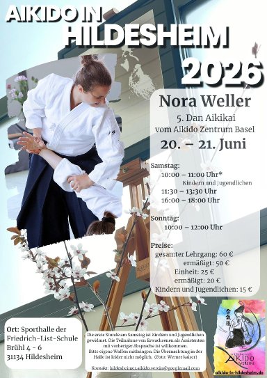Aikido seminar poster