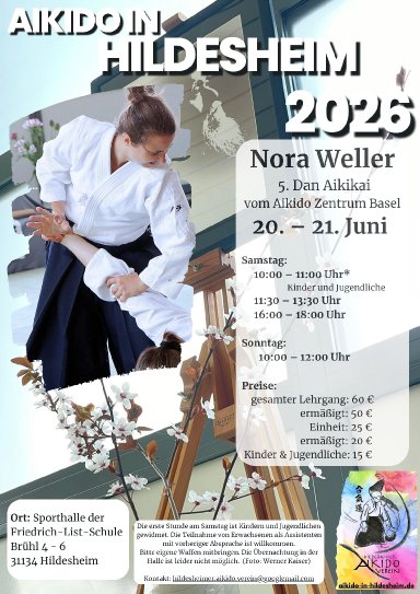Aikido seminar poster