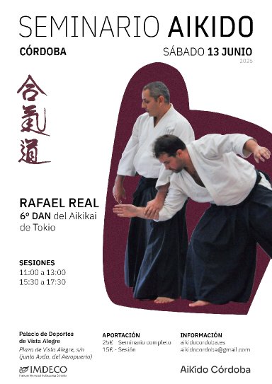 Aikido seminar poster