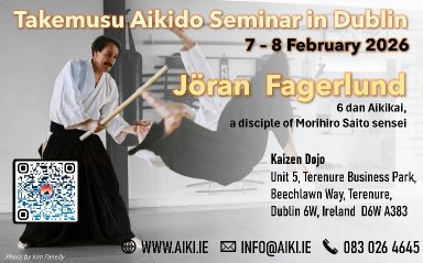 Aikido seminar poster