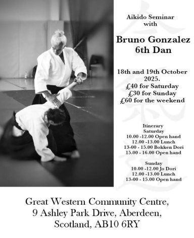 Aikido seminar poster