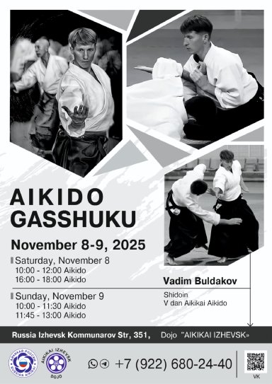Aikido seminar poster
