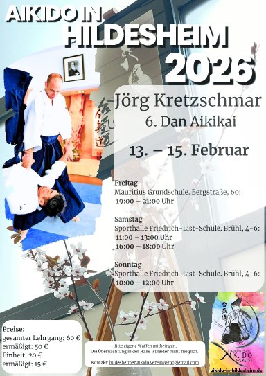 Aikido seminar poster