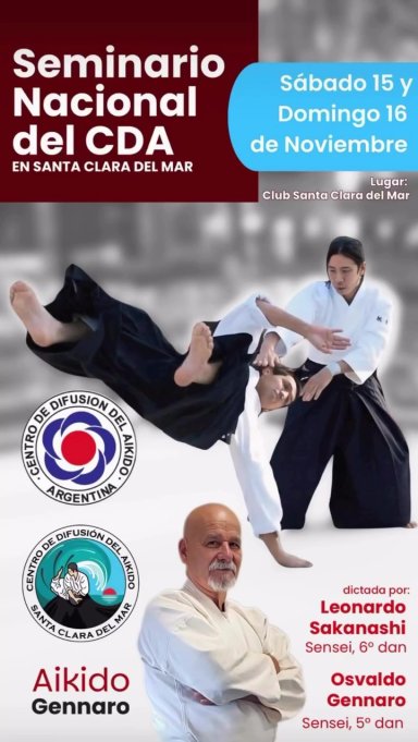 Aikido seminar poster