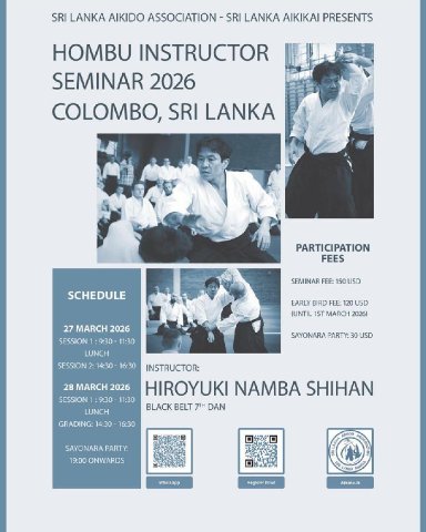 Aikido seminar poster