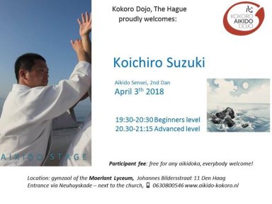 Aikido seminar poster