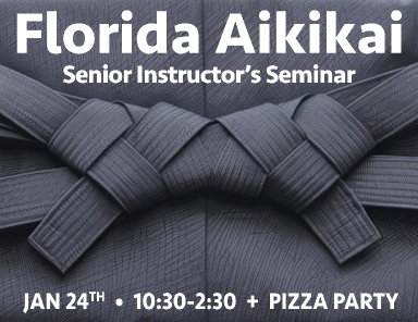 Aikido seminar poster