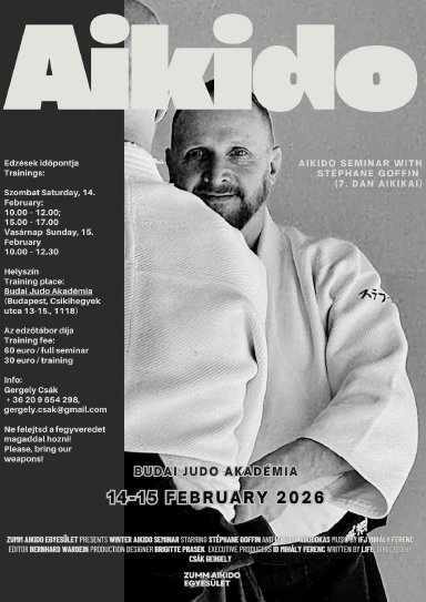 Aikido seminar poster