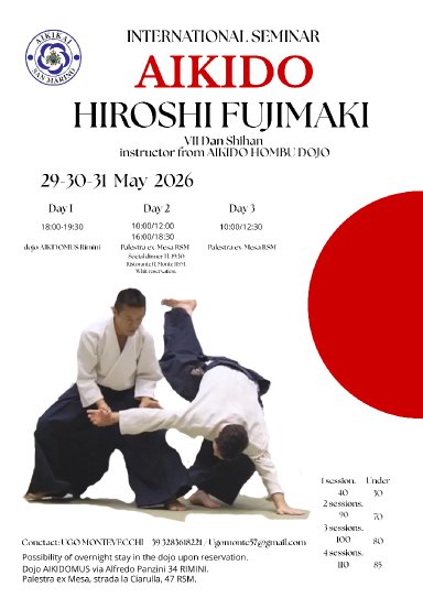 Aikido seminar poster