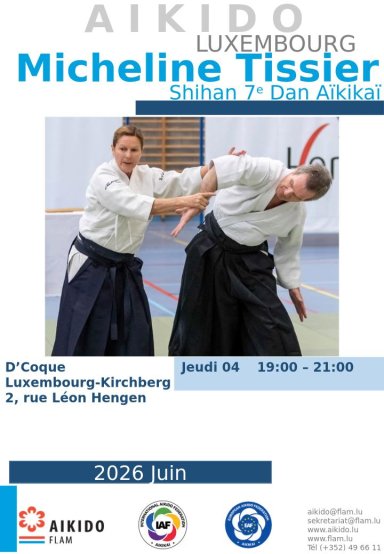 Aikido seminar poster