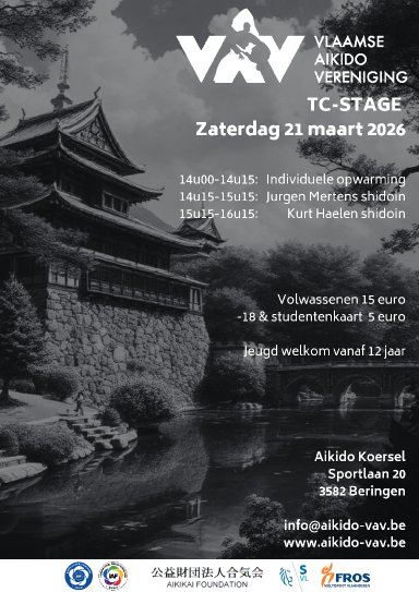 Aikido seminar poster