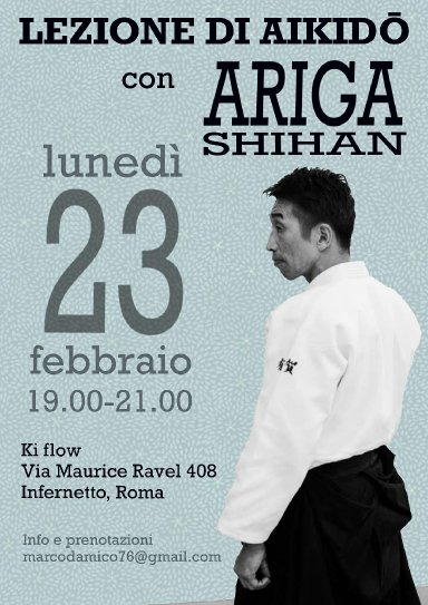 Aikido seminar poster