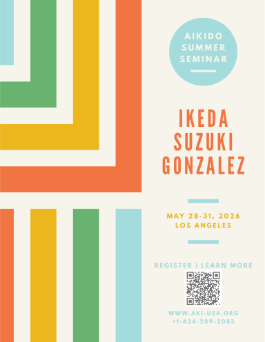 Aikido seminar poster