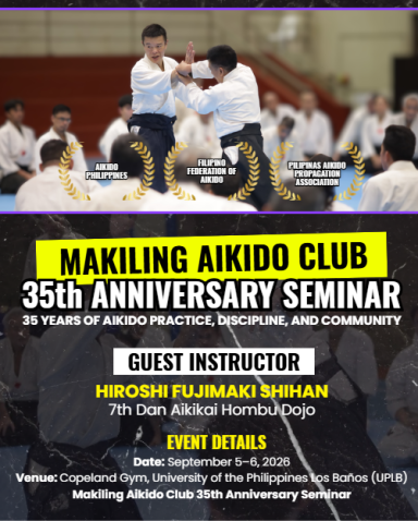 Aikido seminar poster