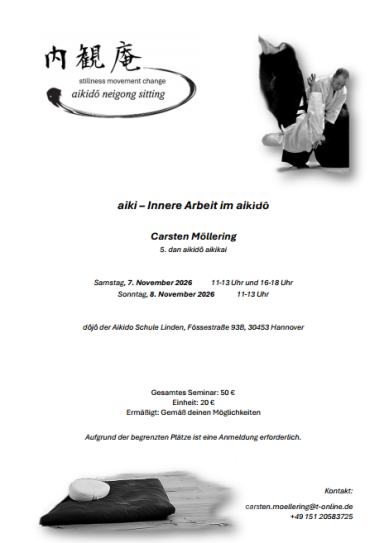 Aikido seminar poster