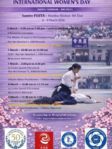 Aikido seminar poster