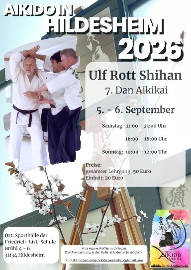 Aikido seminar poster