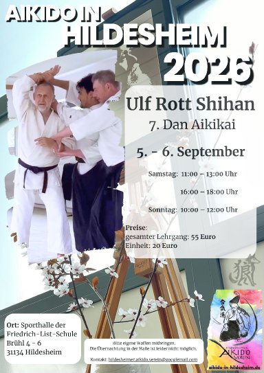 Aikido seminar poster