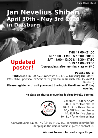 Aikido seminar poster