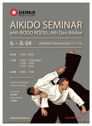 Aikido seminar poster