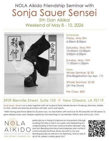 Aikido seminar poster