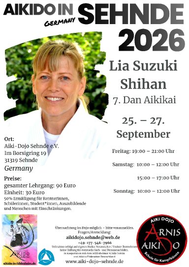 Aikido seminar poster