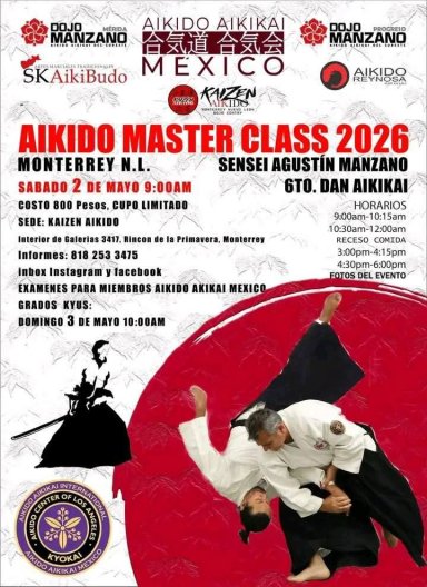Aikido seminar poster