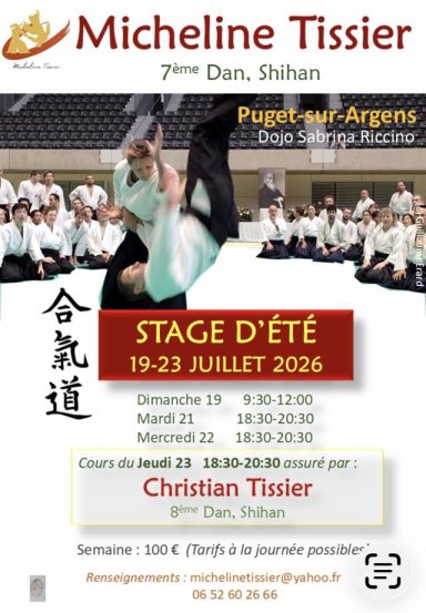 Aikido seminar poster