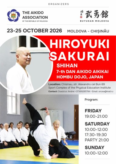 Aikido seminar poster
