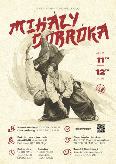 Aikido seminar poster