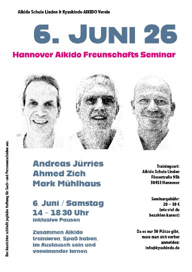 Aikido seminar poster