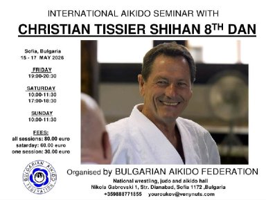 Aikido seminar poster