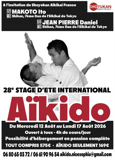 Aikido seminar poster