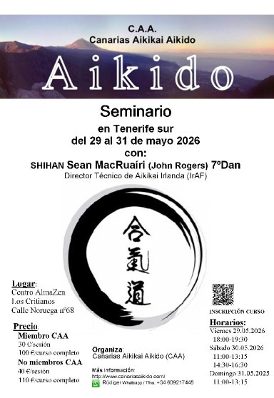 Aikido seminar poster