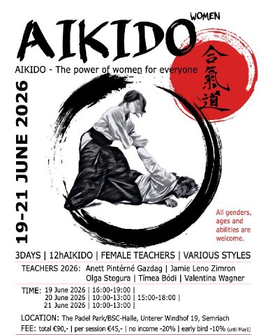 Aikido seminar poster
